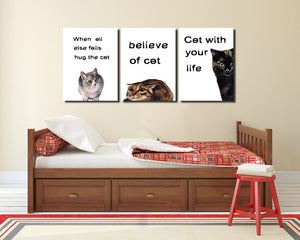 Abstract Cat Canvas Prints Wall Art 007 (4)