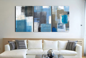 3 Panel Abstract Canvas Art Prints 002 (3)