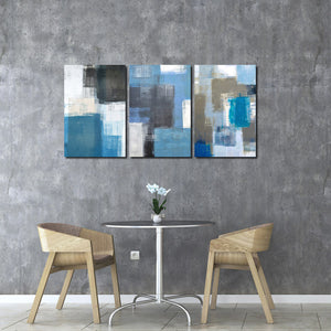 3 Panel Abstract Canvas Art Prints 002 (4)