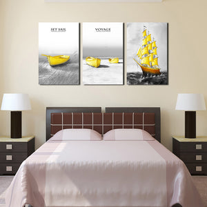 3 Piece Boat Canvas Art Prints-015 (4)