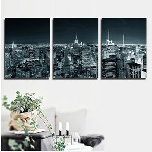3 Piece New York City Building Wall Art Picture Canvas Print Painting-103 (2)