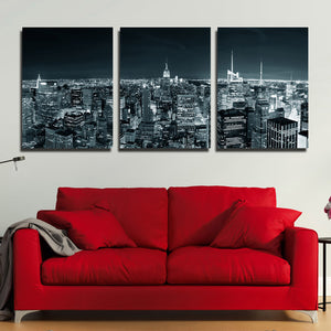 3 Piece New York City Building Wall Art Picture Canvas Print Painting-103 (3)