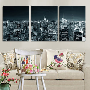 3 Piece New York City Building Wall Art Picture Canvas Print Painting-103 (4)