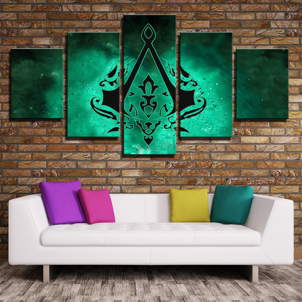 5 Panel Assassins Creed Canvas Print Wall Art Decor Picture-221 (3)