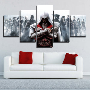 5 Panel Assassins Creed Ezio Print Picture Canvas Painting Wall Decor Art-24 (3)