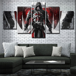 5 Panel Assassins Creed Rogue Shay Canvas Print Art Picture Wall Art Decor Set-223 (4)