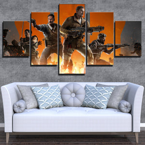 5 Panel Call of Duty Black Ops 3 Canvas Art Pictre Print Poster-208 (2)