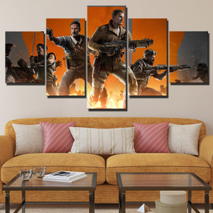 5 Panel Call of Duty Black Ops 3 Canvas Art Pictre Print Poster-208 (3)
