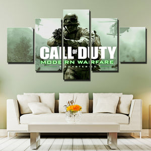 5 Panel Call of Duty Canvas Print Picture Poster Art-209 (3)