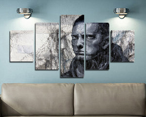 5 Panel Hip Hop Rap Boy Slim Shady Canvas Print Art-047 (4)