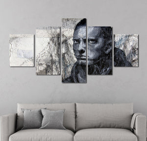 5 Panel Hip Hop Rap Boy Slim Shady Canvas Print Art-047 (5)
