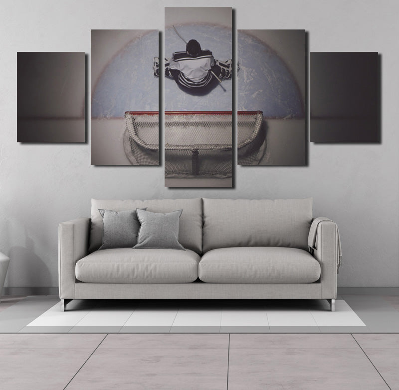 5 Panel Hockey Goalie Canvas Prints Poster Picture-062 (1)