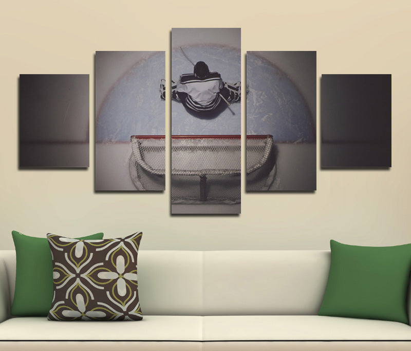5 Panel Hockey Goalie Canvas Prints Poster Picture-062 (2)