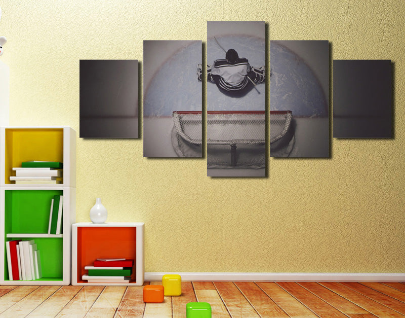 5 Panel Hockey Goalie Canvas Prints Poster Picture-062 (3)