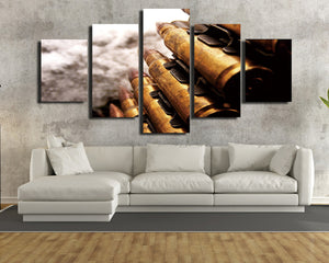  5 Panel Modern Painting Bullet Canvas Prints Picture-074 (4)