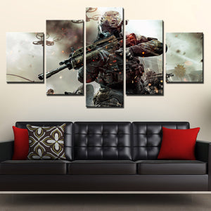 5 Piece Call of Duty Black Ops 2 Print Pianting Canvas Picture Wall Art-203 (1)