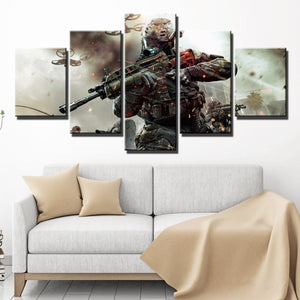 5 Piece Call of Duty Black Ops 2 Print Pianting Canvas Picture Wall Art-203 (4)