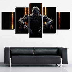 5 Piece Call of Duty Black Ops 3 Print Canvas Picture Wall Decor Art-204 (1)