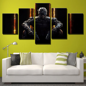 5 Piece Call of Duty Black Ops 3 Print Canvas Picture Wall Decor Art-204 (2)