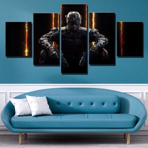 5 Piece Call of Duty Black Ops 3 Print Canvas Picture Wall Decor Art-204 (3)