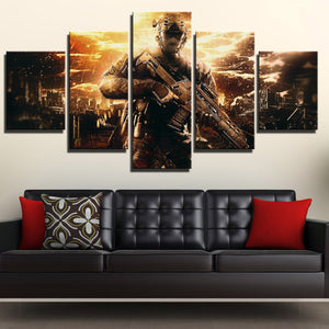 5 Piece Call of Duty Black Ops II Painting Art Canvas Print Wall Picture-202 (1)