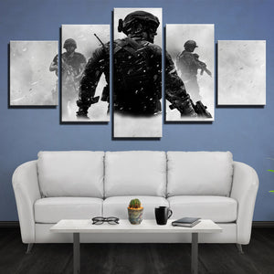 5 Piece Call of Duty MW3 Canvas Print Decor Painting Wall Art Picture-211 (1)