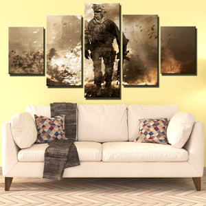 5 Piece Call of Duty Modern Warfare 2 Canvas Print Painting Wall Art-201 (4)