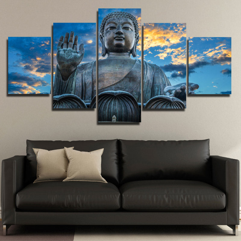 Budda Canvas Prints 5 Panel Modern Landscape Decor-112 (3)