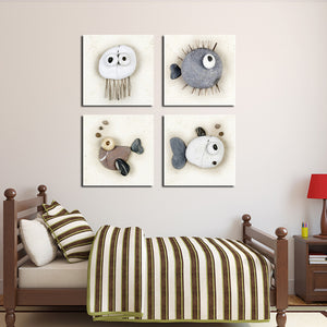 Stone Fish Canvas Wall Art Prints-005 (1)